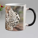Axyaa Leopard Ceramic Magic Color Changing Coffee Mug, 11oz