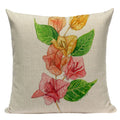 Axyaa Boho Kilim Leaf Cushion Cover - Retro Middle Eastern Style Home Decor