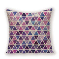 Geometric Linen Cushion Cover for Home Decor - Axyaa's Stylish Throw Pillow Case