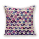 Geometric Linen Cushion Cover for Home Decor - Axyaa's Stylish Throw Pillow Case