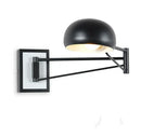 Axyaa Modern Metal Wall Lamp with Scalable Long Arm for Bedside, Work, and Reading