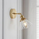 Axyaa Nordic Glass Wall Lamp LED Sconce Vintage Edison Lighting