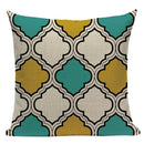 Axyaa Modern Geometric Cushion Covers - Colorful Square Seat Decor Pillow Case