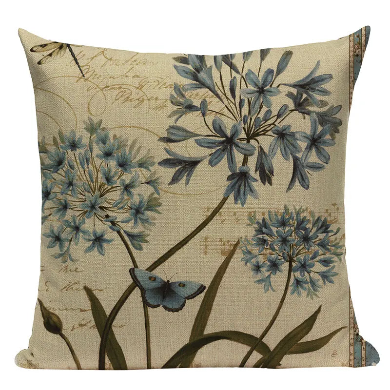 Axyaa Nordic Animal Plant Decorative Pillow Case Covers for Sofa