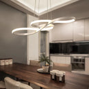Axyaa Modern LED Pendant Lights for Dining Room - Minimalist Hanging Lamp