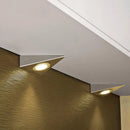 Axyaa Triangle LED Closet Wall Lights Stainless Steel Switch Cabinet Lamp