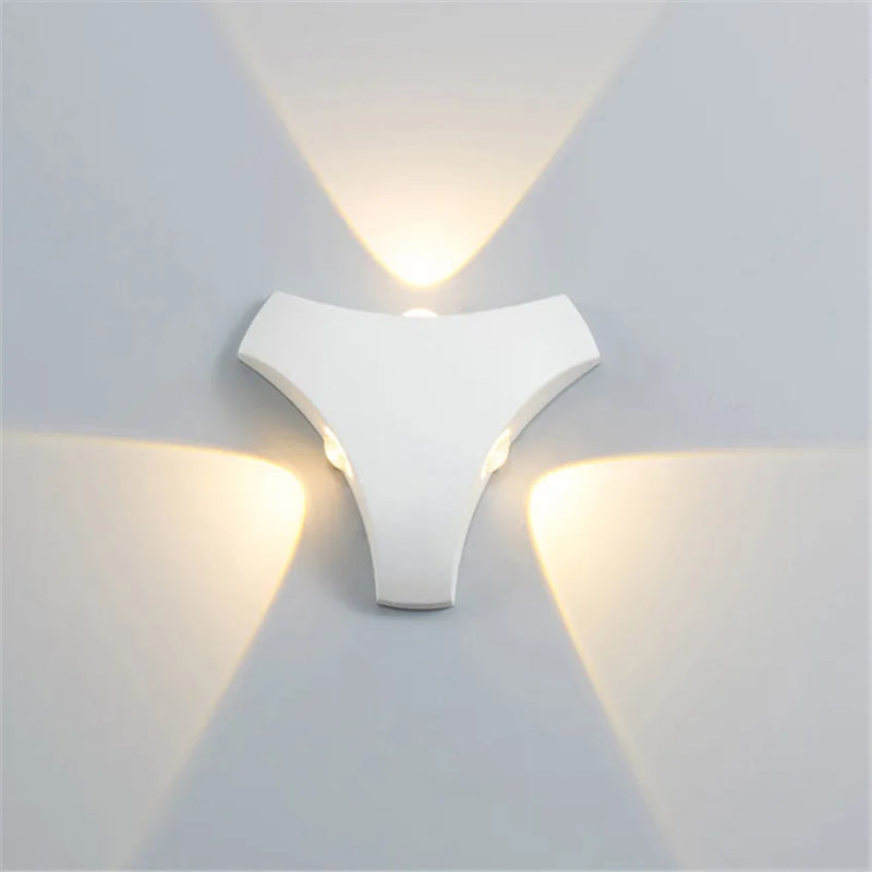 Axyaa 12W LED Modern Wall Sconce - Outdoor Wall Lamp for Indoor Living Room