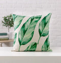 Axyaa Tropical Palm Leaf Cushion Cover 45x45cm