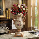 Axyaa Luxury Palace Resin Vase Figurine for Home Decor & Wedding Gift