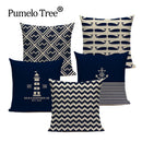 Nautical Anchor Throw Pillow Cover - Axyaa Branded Home Decor Collection
