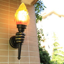 Axyaa Outdoor Torch Wall Lamp for Garden and Porch Lighting