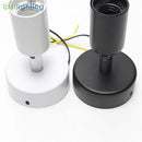 Axyaa Industrial Ceiling Lights LED Surface or Rail Mounted Black White