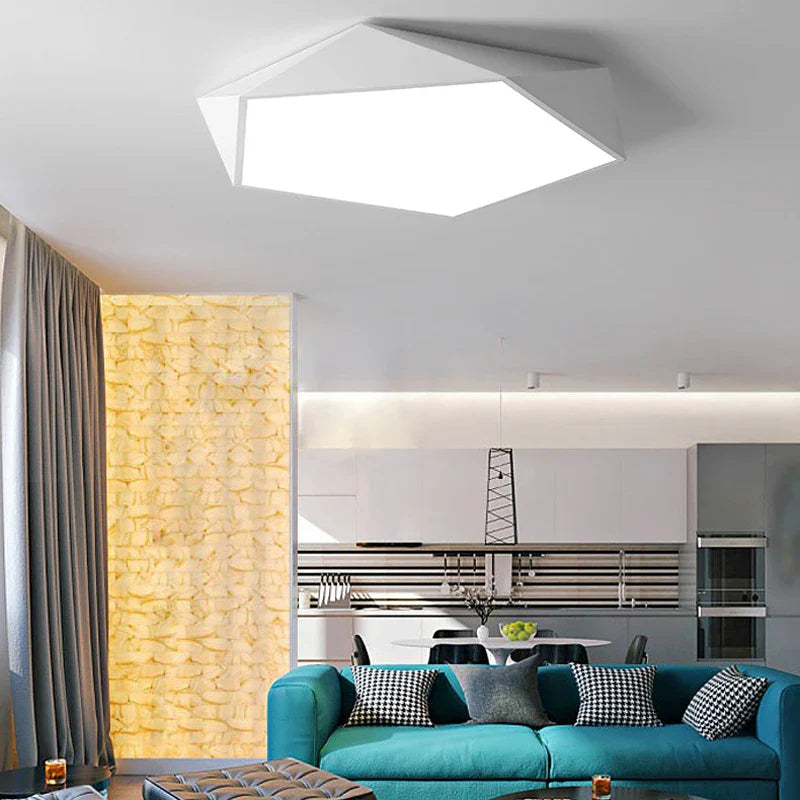 Axyaa Geometric LED Ceiling Lamps for Living Room Aisle and Balcony Lighting