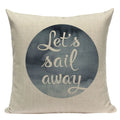 Axyaa Ocean Decor Throw Pillow Cover for Home & Office Furniture