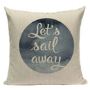 Axyaa Ocean Decor Throw Pillow Cover for Home & Office Furniture