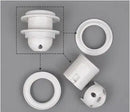 Axyaa E27/E14 Lamp Bulb Holder | Lighting Accessory Fitting Socket Base | Black/White, 110-220V