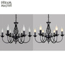 Axyaa Modern Wrought Iron Chandeliers for Dining Living Room Hotel Decor