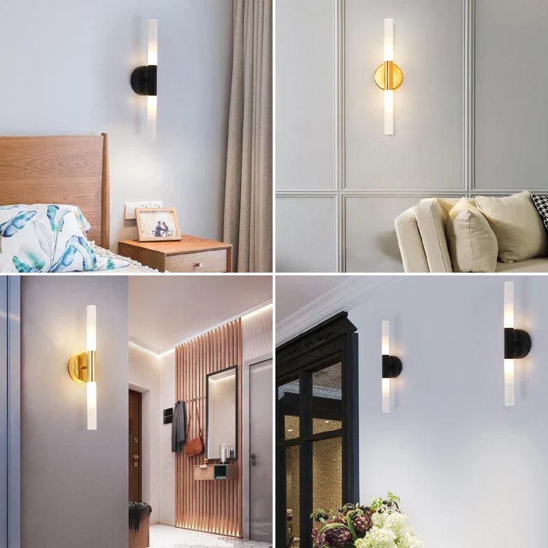 Axya LED Tube Wall Light for Bedroom, Foyer, Living Room, Bathroom