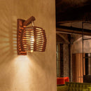 Axyaa Bamboo Wall Lamp: Vintage Chinese Style E27 Wall Sconce Light for Home and Hospitality