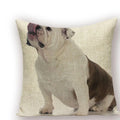 Axyaa Animal Dog Pillow Covers: Golden Retriever, Boston Terrier, Chihuahua Decor