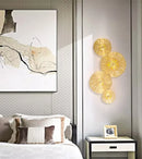 Axyaa Gold Metal Sconces LED Wall Lamp Indoor Lighting Fixtures