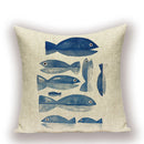 Axyaa Nordic Fish Cushion Covers – High Quality Decorative Pillows