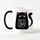 Axyaa Color Change Ceramic Coffee Mug, Heat Reveal Magic Cup, Fashionable Gift