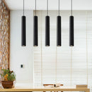 Axyaa Hexagonal Nordic Chandelier for Modern Industrial Dining and Bar Lighting