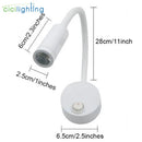 Axyaa LED Bedside Lamp, Wall Light, Night Light, 3W Reading Light for Bedroom or Study Room