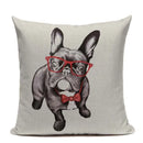 Axyaa Luxury Animal Pillow Case - 45x45cm Square Custom Cushion