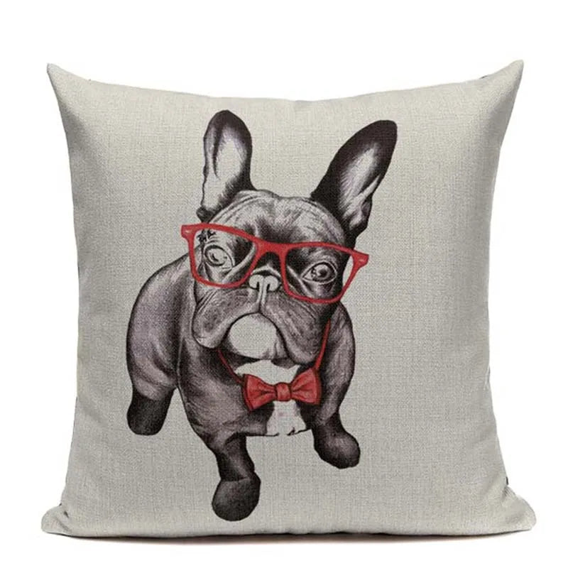 Axyaa Luxury Animal Pillow Case - 45x45cm Square Custom Cushion
