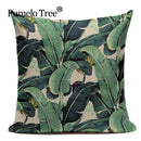 Axyaa Tropical Plant Banana Leaf Throw Pillow Cover for High Quality Home Decor
