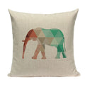Axyaa Geometric Deer Pillow Cover - Nordic Home Decoration 45X45Cm