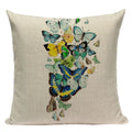 Axyaa Geometric Cushion Covers - Monkey Horse Print, Custom Home Décor, Throw Pillows