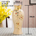 Axyaa Europe Gold Ceramic Vase: Creative Porcelain Decor for Home & Wedding