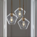 Axyaa Nordic Modern Glass Pendant Light for Kitchen, Living Room, Bedroom, Loft LED E26 E27