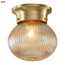 Axyaa Modern Copper LED Ceiling Light Fixture for Kitchen Hallway Balcony