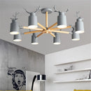 Axyaa Colorful Deer Shape Ceiling Light for Dining Room
