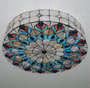 Axyaa Meditteranean Sea Shell Peacock Tail Ceiling Light with E27 Holder