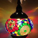 Axyaa Mediterranean Style Glass Mosaic Table Lamp