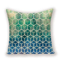 Geometric Linen Cushion Cover for Home Decor - Axyaa's Stylish Throw Pillow Case
