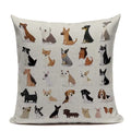 Axyaa Cartoon Animal Pillowcase for Sofa Bed - Cute Decorative Cushion Cover