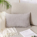 Axyaa Monochrome Corduroy Velvet Pillow Case, 40x60cm