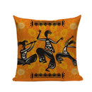 Axyaa African Geometric Dance Pillow Cover Ethnic Bedroom Sofa Decor