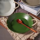 Axya Braided Rope Handle Ceramic Dinnerware Set