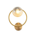 Axyaa Nordic Black Brass Wall Lamp - Modern Luxury Indoor LED Light