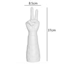 Axyaa Abstract Character Ceramic Vase, Modern Home Decor & Flower Arrangement Accessory