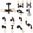 Axyaa Industrial LED Water Pipe Wall Lamp Sconce for Home Decor