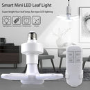 Axyaa 28W E27 LED Fan Blade Bulb with Remote Controller for Ceiling Light