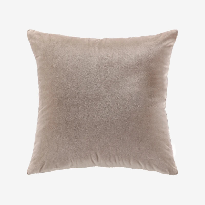 Velvet Pillow Cover 45x45cm for Living Room Sofa Car Decor - Axyaa